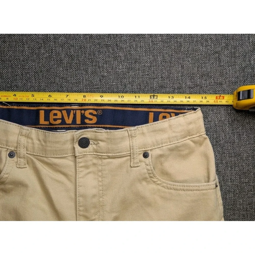 LEVI'S 510 SKINNY JEANS MEN'S 30x32 KHAKI TAN STRETCH DENIM SLIM CASUAL PANTS